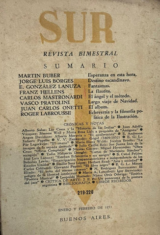 SUR REVISTA BIMESTRAL.. | Victoria Ocampo