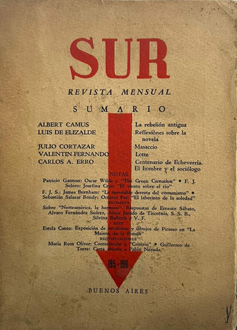 SUR REVISTA MENSUAL 195-196.. | Victoria Ocampo