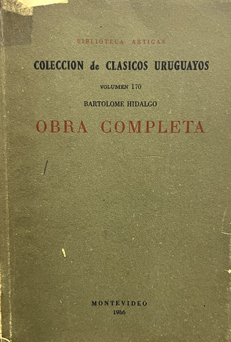 OBRA COMPLETA.. | Bartolomé Hidalgo