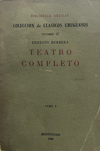 TEATRO COMPLETO.. | Ernesto Herrera