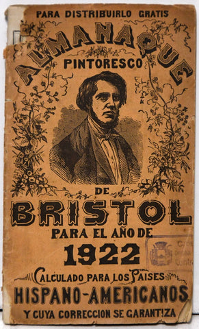 ALMANAQUE PINTORESCO DE BRISTOL PARA EL AÑO 1922 | VACIO