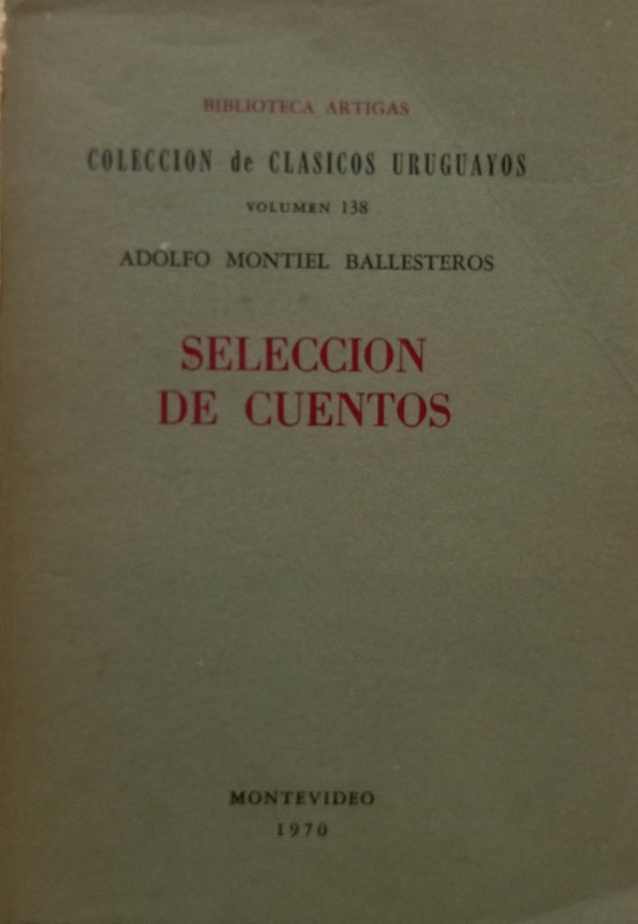 SELECCION DE CUENTOS.. | Adolfo Montiel Ballesteros