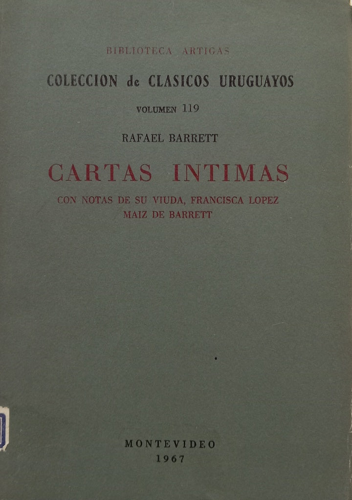 CARTAS INTIMAS.. | RAFAEL BARRETT