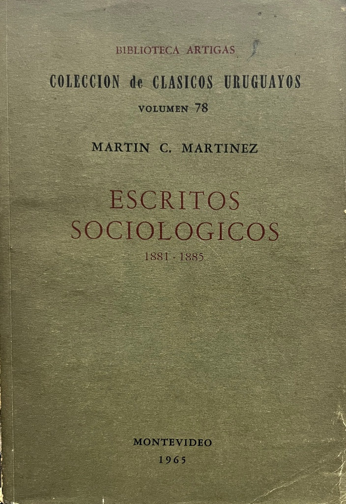 ESCRITOS SOCIOLOGICOS.. | MARTIN C  MARTINEZ
