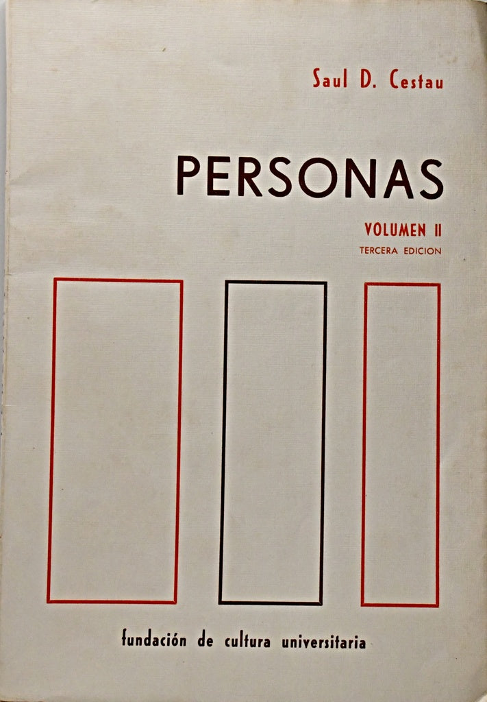 PERSONAS. VOL. 2. | Saul D. Cestau