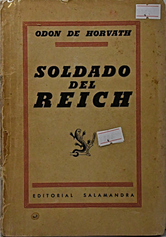 SOLDADO DEL REICH.. | Odon de Horvath