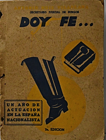 DOY FE... | Antonio Ruíz Vilaplana