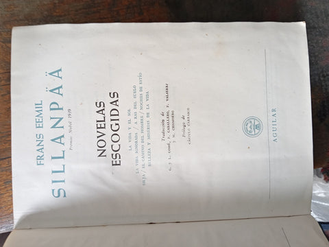NOVELAS ESCOGIDAS | FRANZ EMIL SILLANPAA