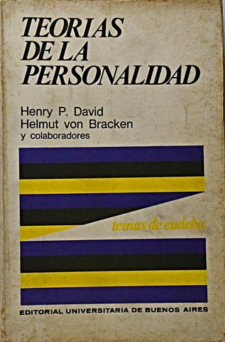 TEORÍAS DE LA PERSONALIDAD.. | Henry P. David