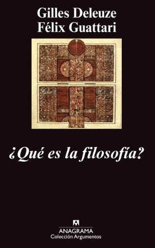 QUE ES LA FILOSOFIA.. | Gilles Deleuze