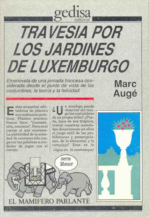 TRAVESIA POR LOS JARDINES DE LUXEMBURGO | MARC AUGE